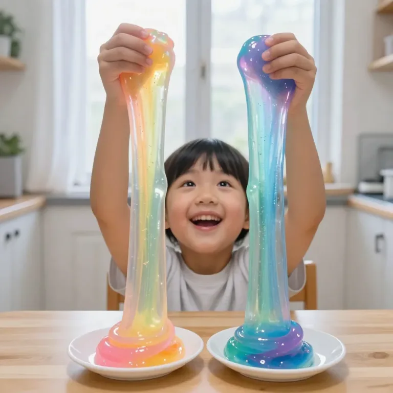 Children enjoying a DIY rainbow bubble activity for calming and fun