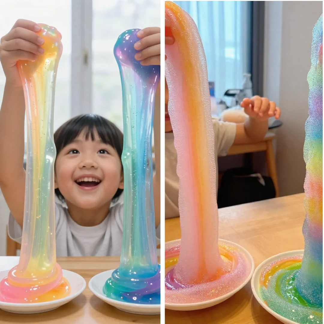 DIY Rainbow Bubble Activity Becomes Calm