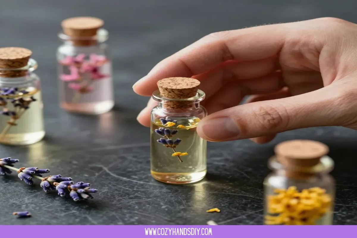 Dried Flower Bottles Become Cozy Decor