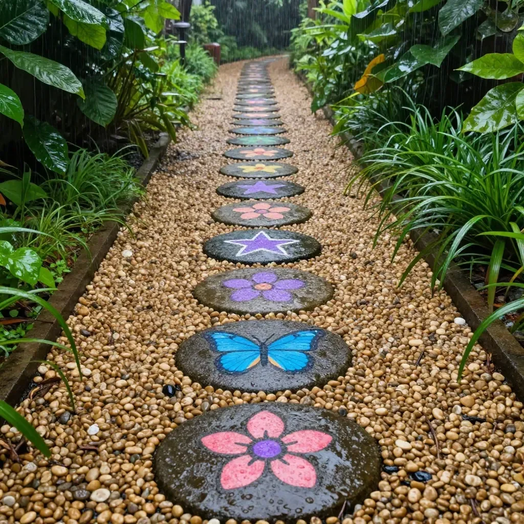 Easy Hidden Colors Stepping Stones