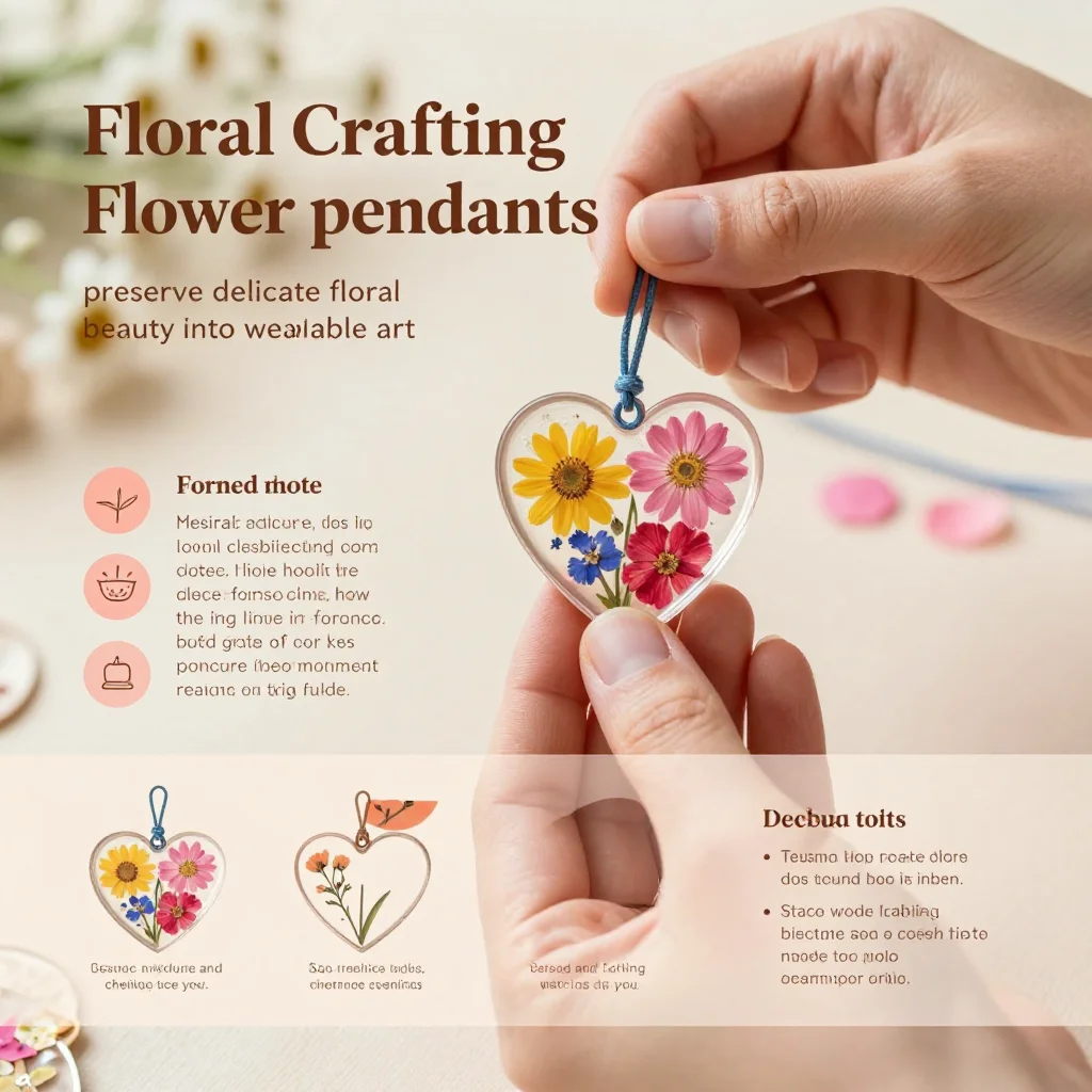 Flavor-Packed Flower Pendants