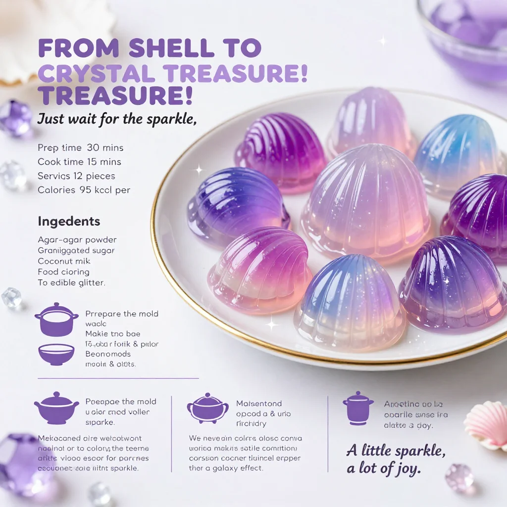 From shell to crystal treasure! Just wait for the sparkle! Would you try this?