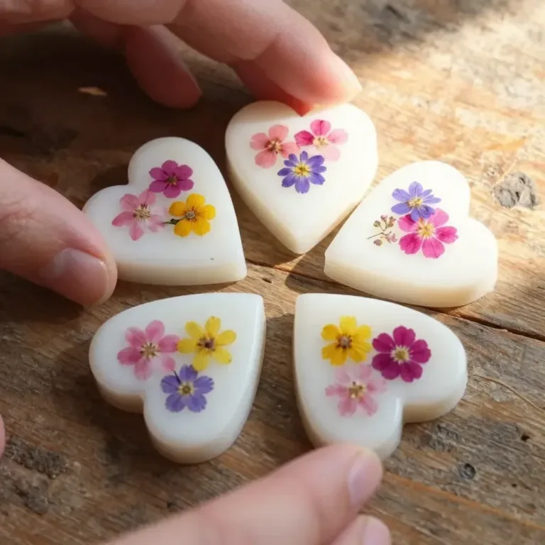 Cozy glass-like Flower Hearts for beautiful home decor