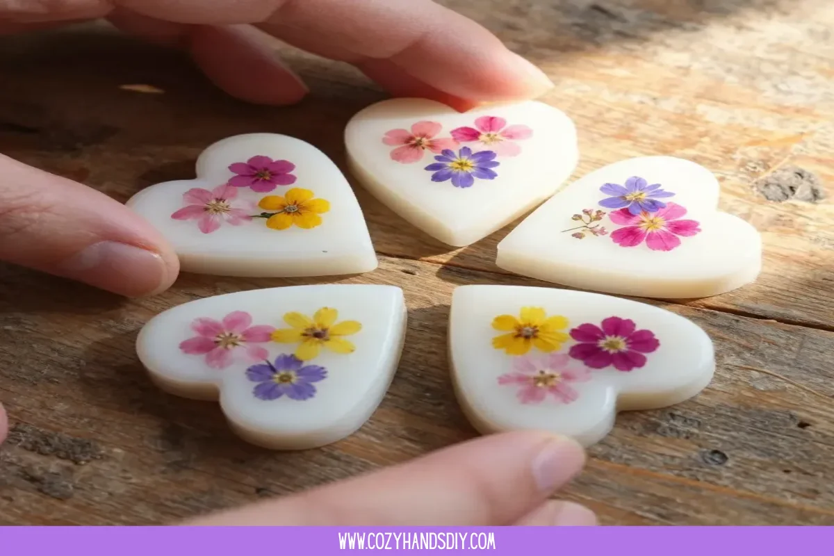 Glass-like Flower Hearts Become Cozy