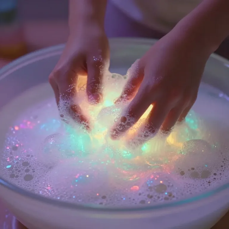Kids enjoying cozy playtime with Glow Bubble Foam in a safe environment