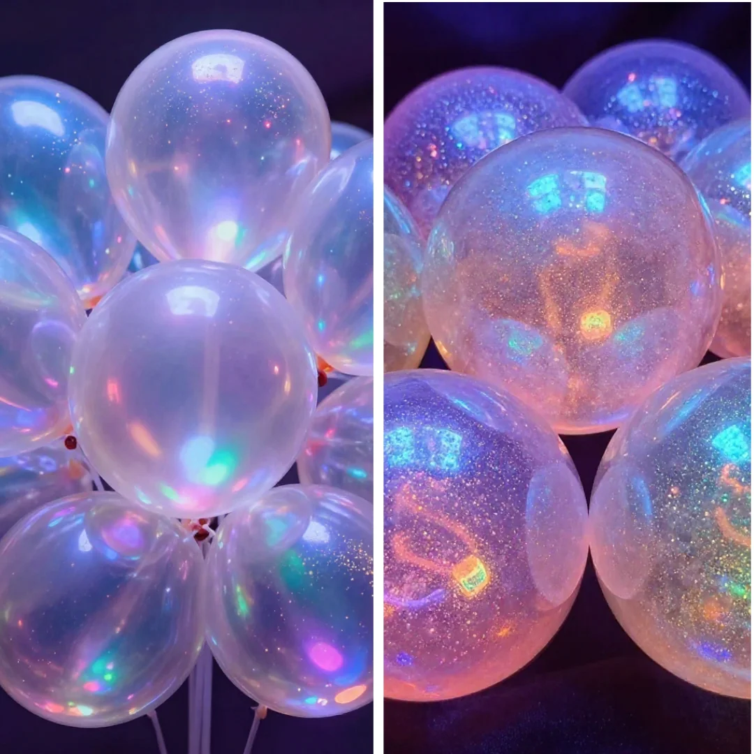 Homemade Rainbow Glow Bouncy Balls Cozy