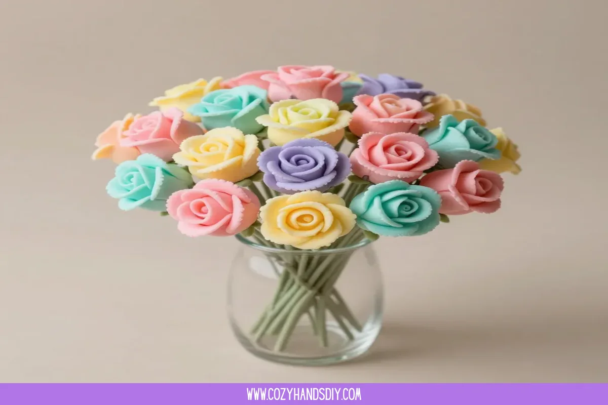 How To Create Cozy Rainbow Crystal Roses At Home