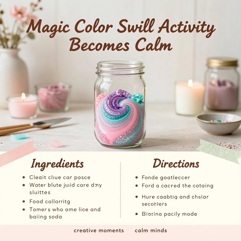 Magic Color Swirl Activity