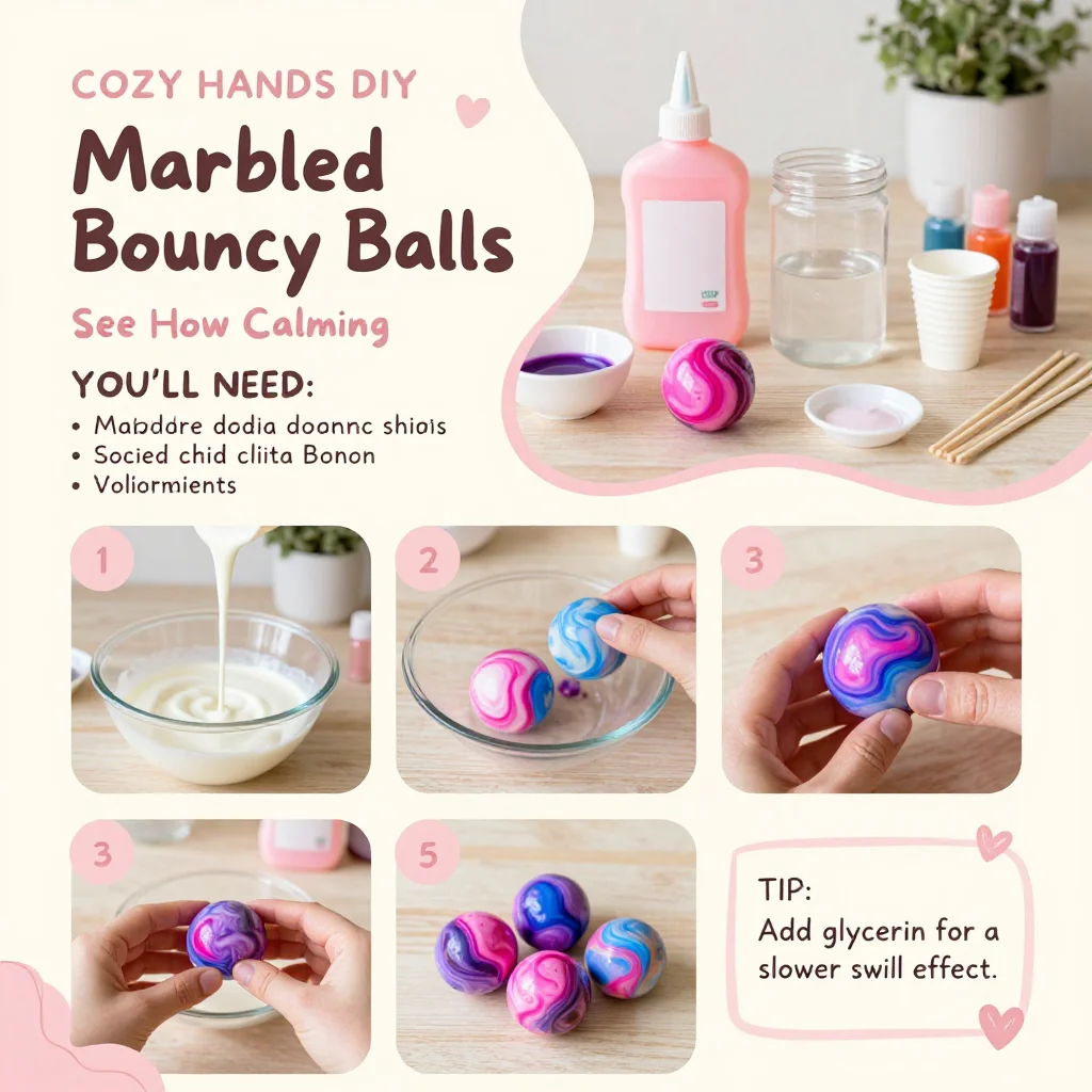 Marbled Bouncy Balls
