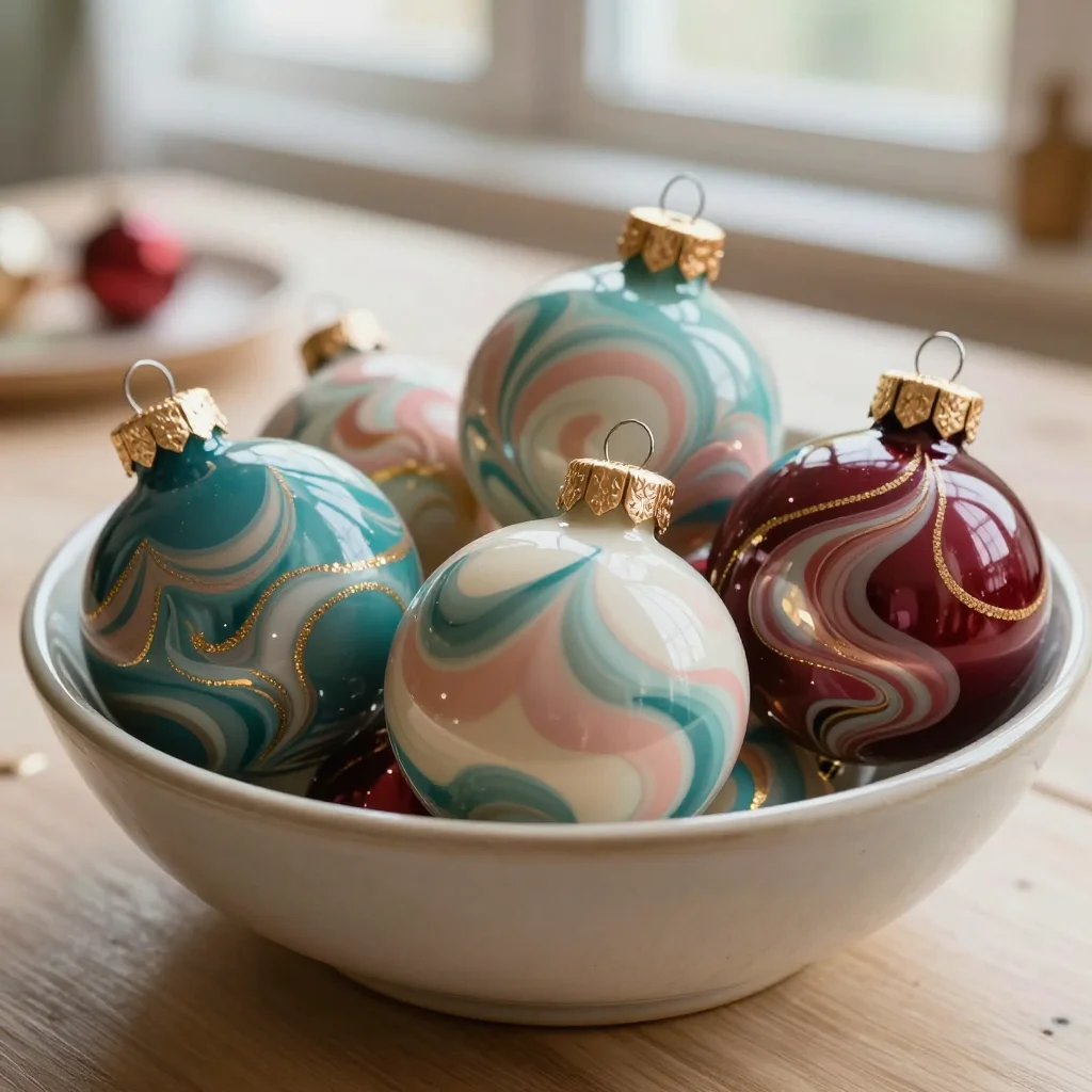 Ornament Water Marbling