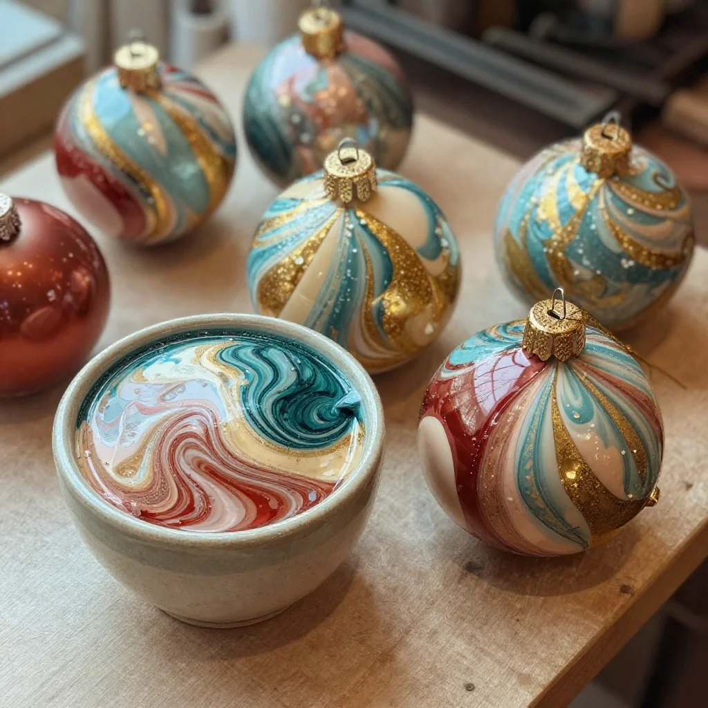 Ornament Water Marbling