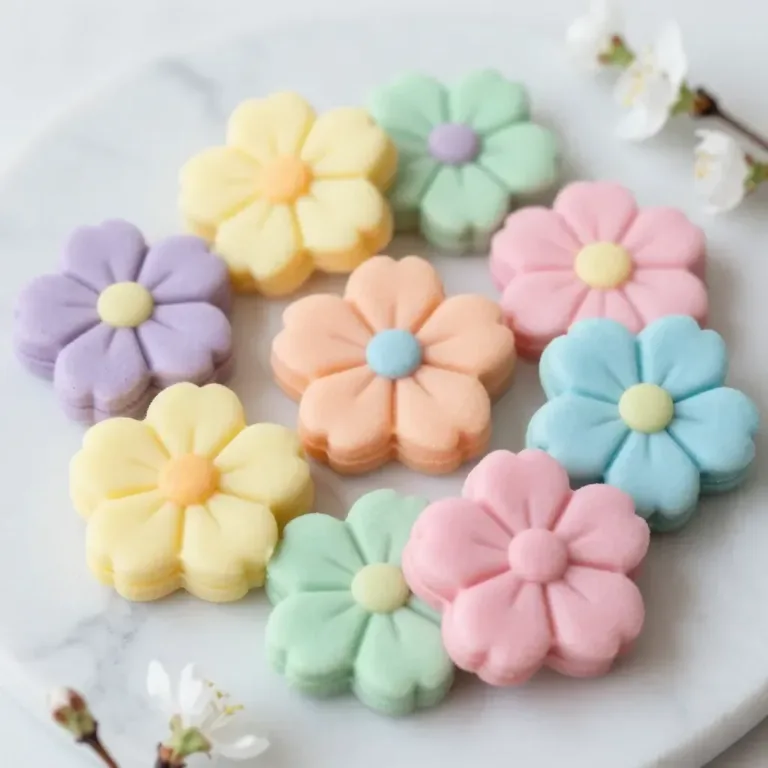 Vibrant painted spring flowers symbolizing tranquility and calmness.