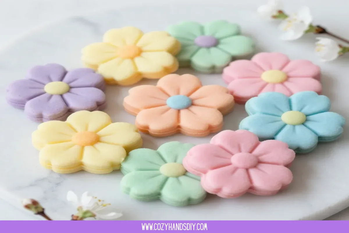 Painted Spring Flowers Turns Into Calm
