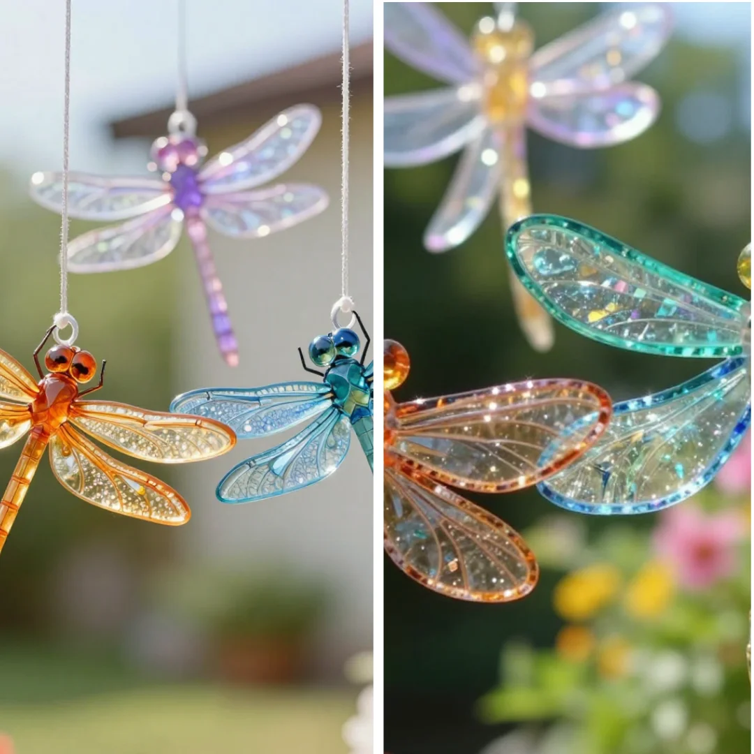 Plastic Bottle Dragonflies Become Cozy Companions