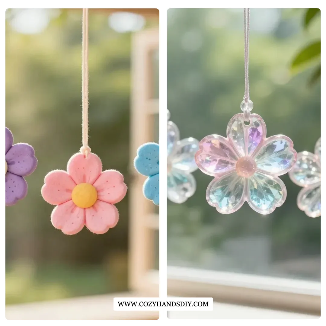 Plastic Bottle Flower Suncatchers
