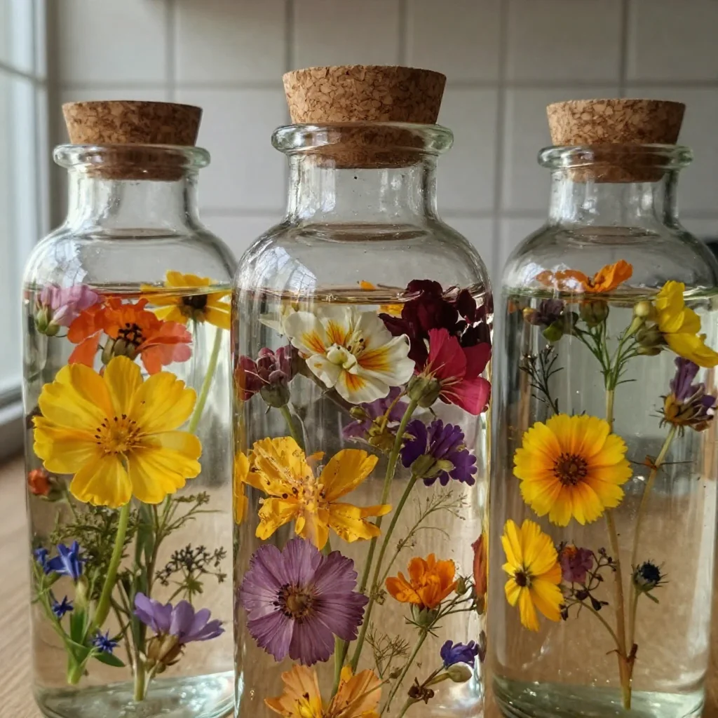 Preserving Flowers in Oil