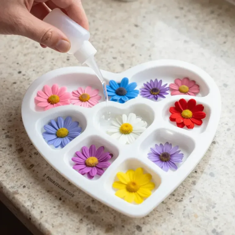 Colorful rainbow flower hearts creating a cozy and joyful atmosphere.