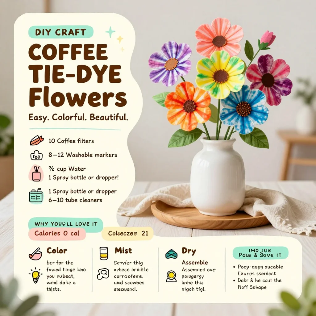 Tie-Dye Flowers