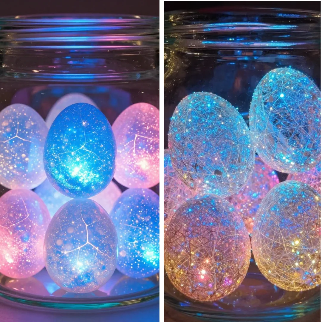 Translucent Eggs Become Calming Comforts