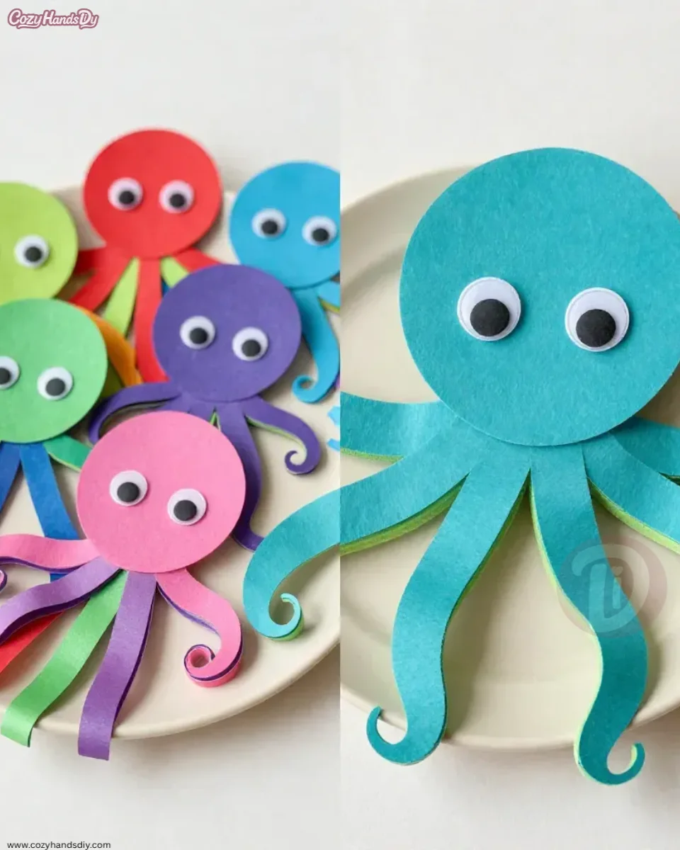 Bright Hanging Ocean Creatures