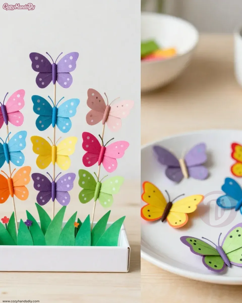 Colorful Pasta Butterflies Become Joyful Delights
