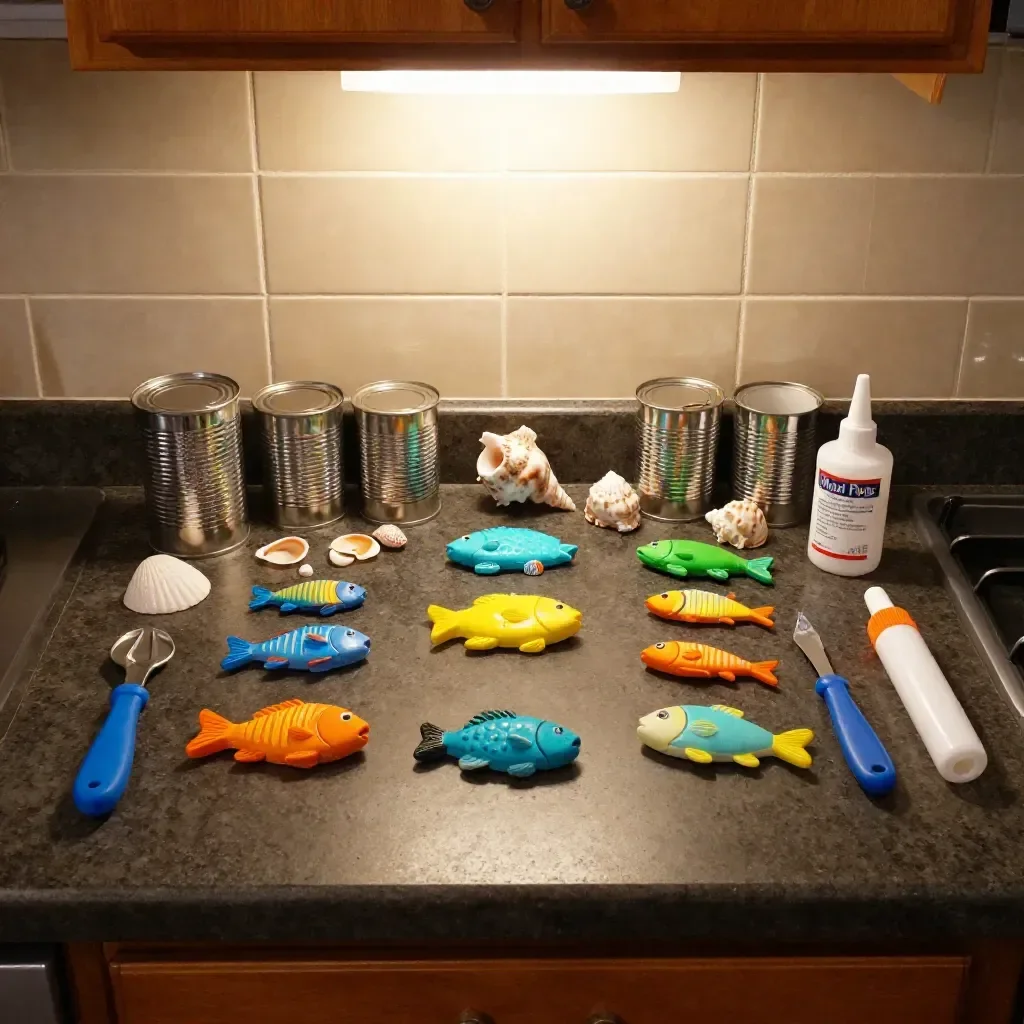 DIY Aquarium Tin Can Planters