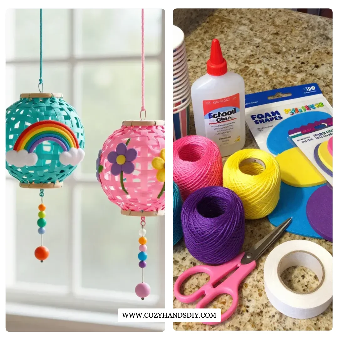 DIY Beaded Hanging Lanterns Become Cozy