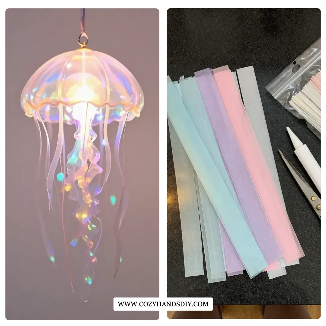 DIY Glowing Jellyfish Lanterns Become Cozy