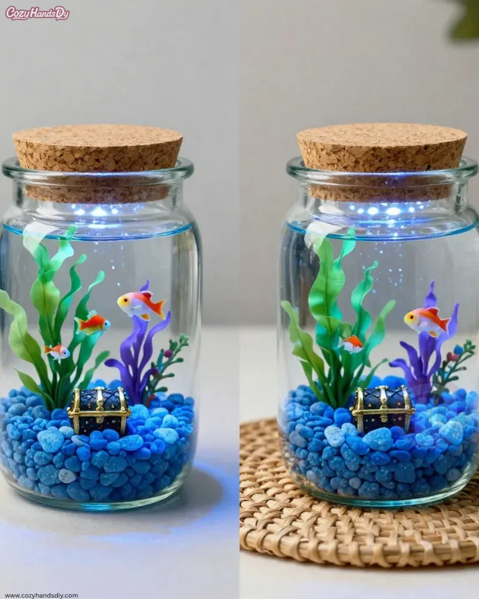 DIY Glowing Ocean Jar