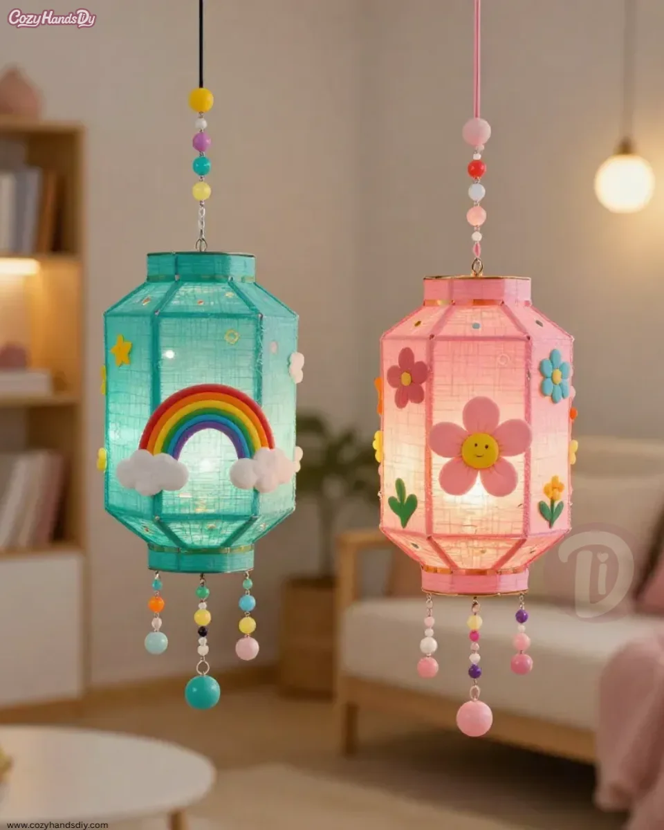 DIY Hanging Cup Lanterns