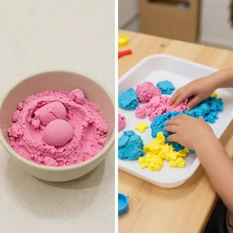 Taste-safe sensory sand for kids' play and sensory activities