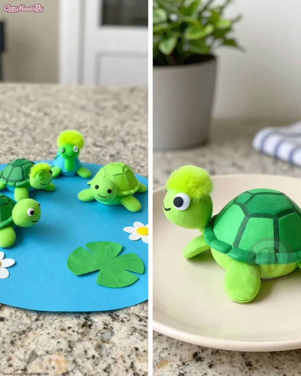 Egg Carton Turtles Become Cozy
