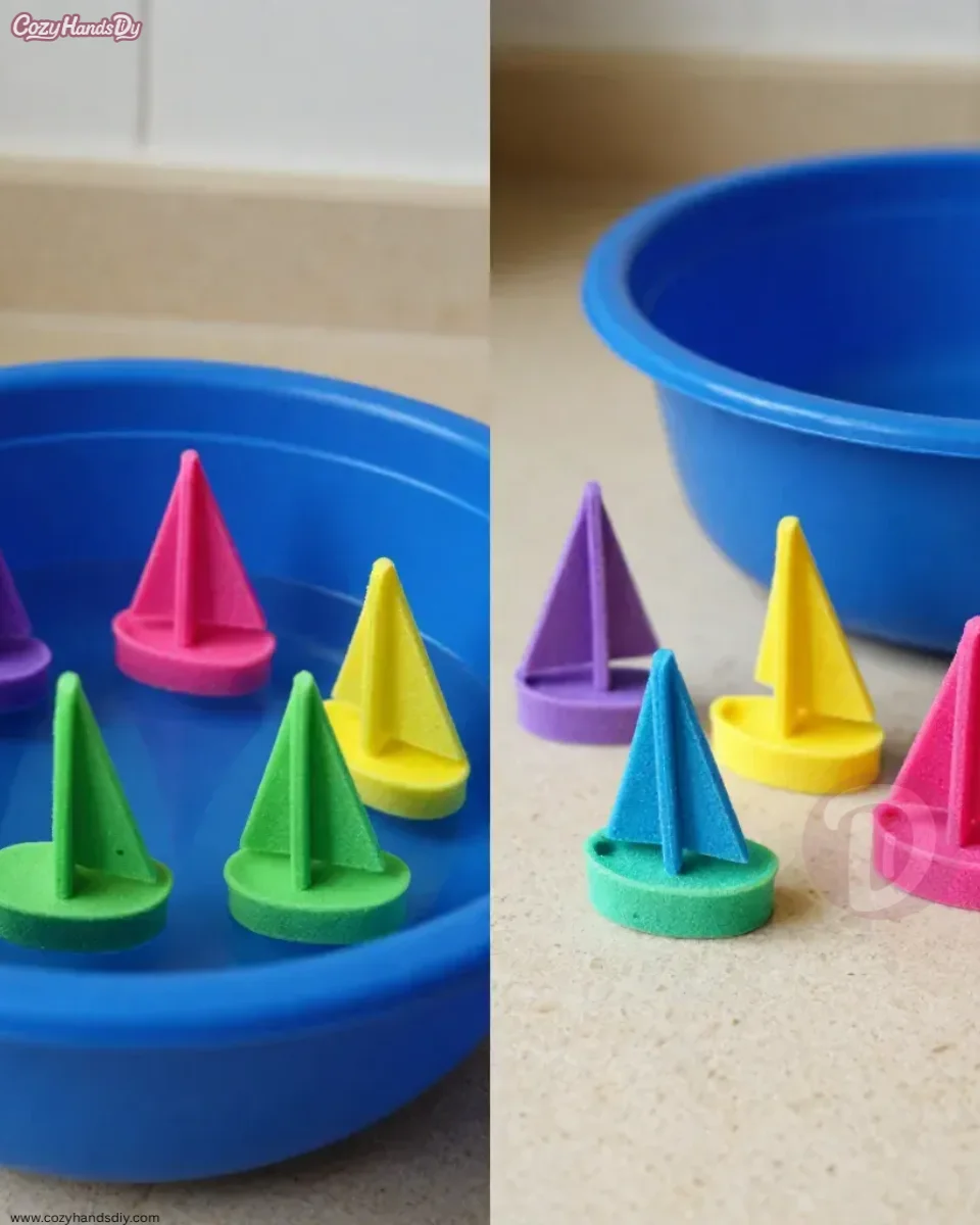 Floating Sailboats from Pool Noodles Cozy