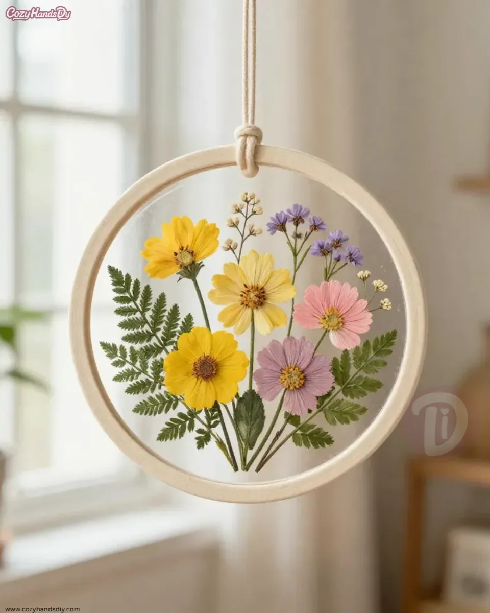 Flower Window Craft Becomes Cozy