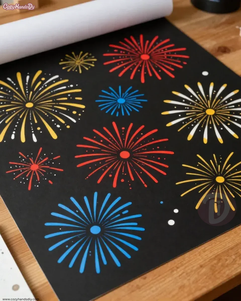 Fly Swatter Firework Prints