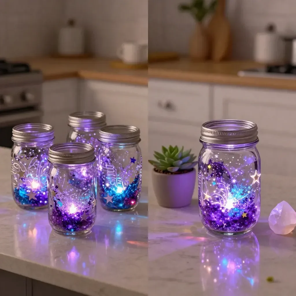 Galaxy Glow Jars