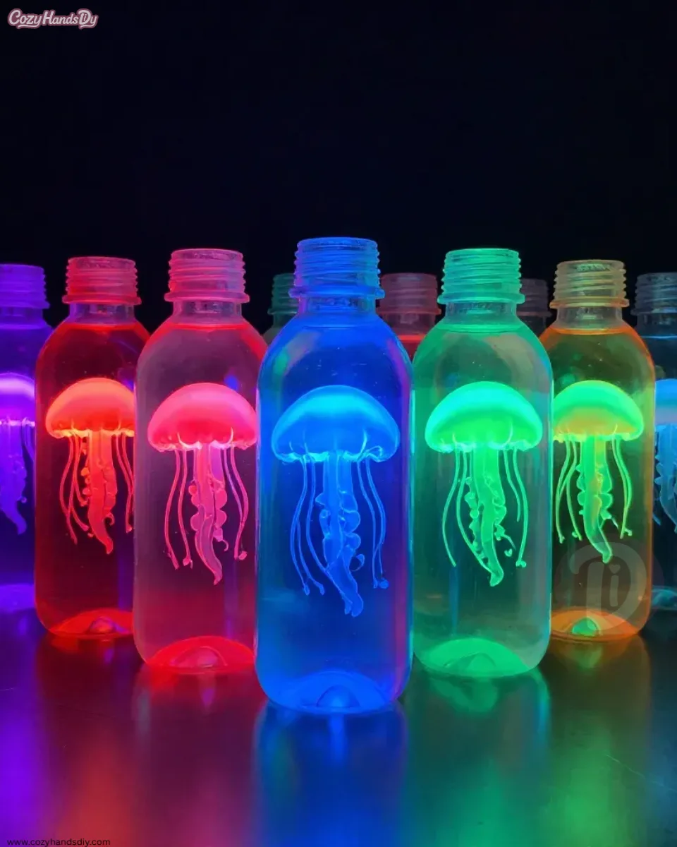 Glowing Jellyfish Bottle Becomes Cozy Glow
