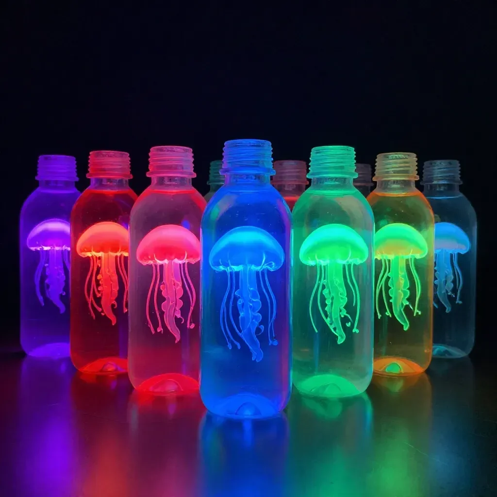 Glowing Jellyfish Bottle