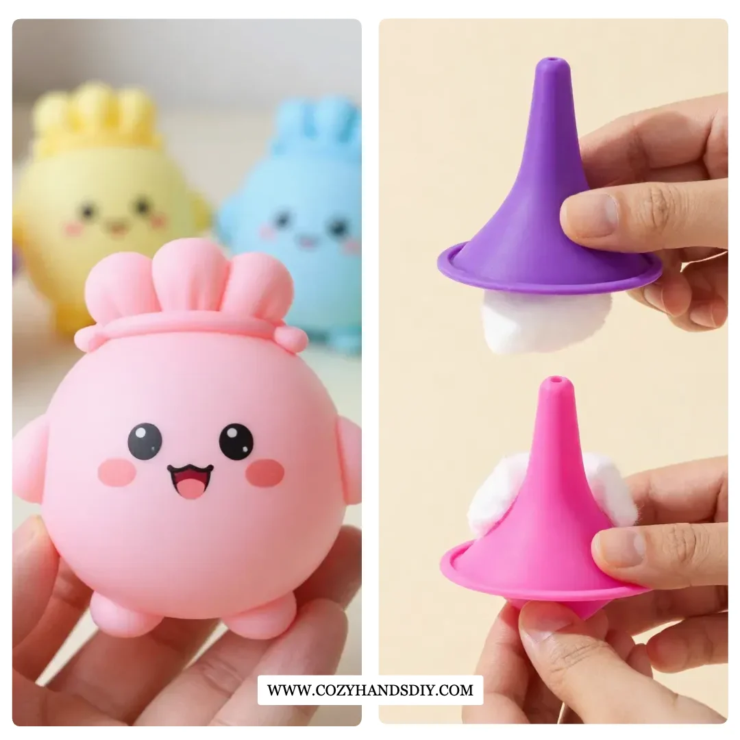 How to Make Easy Cotton Ball Balloon Squishies