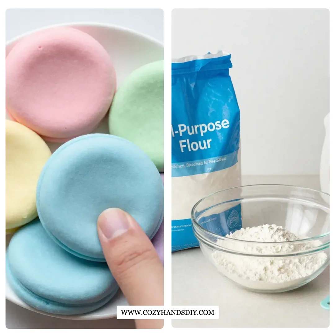 Ingredient Cloud Dough Becomes Cozy