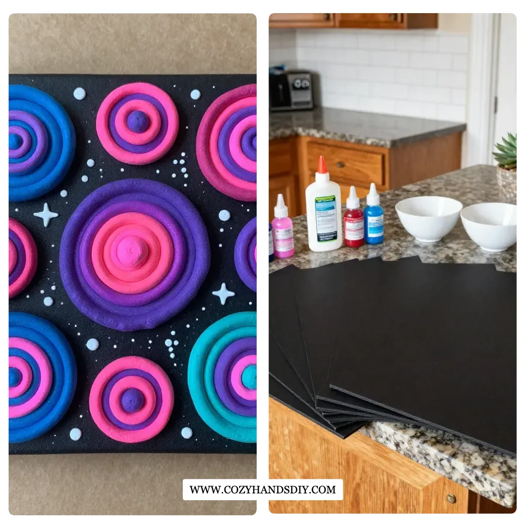 Puffy Paint Galaxy Craft