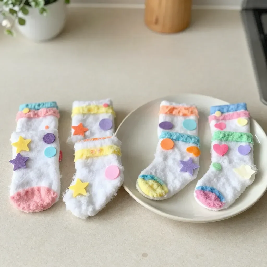 Puffy Paint Sock Art
