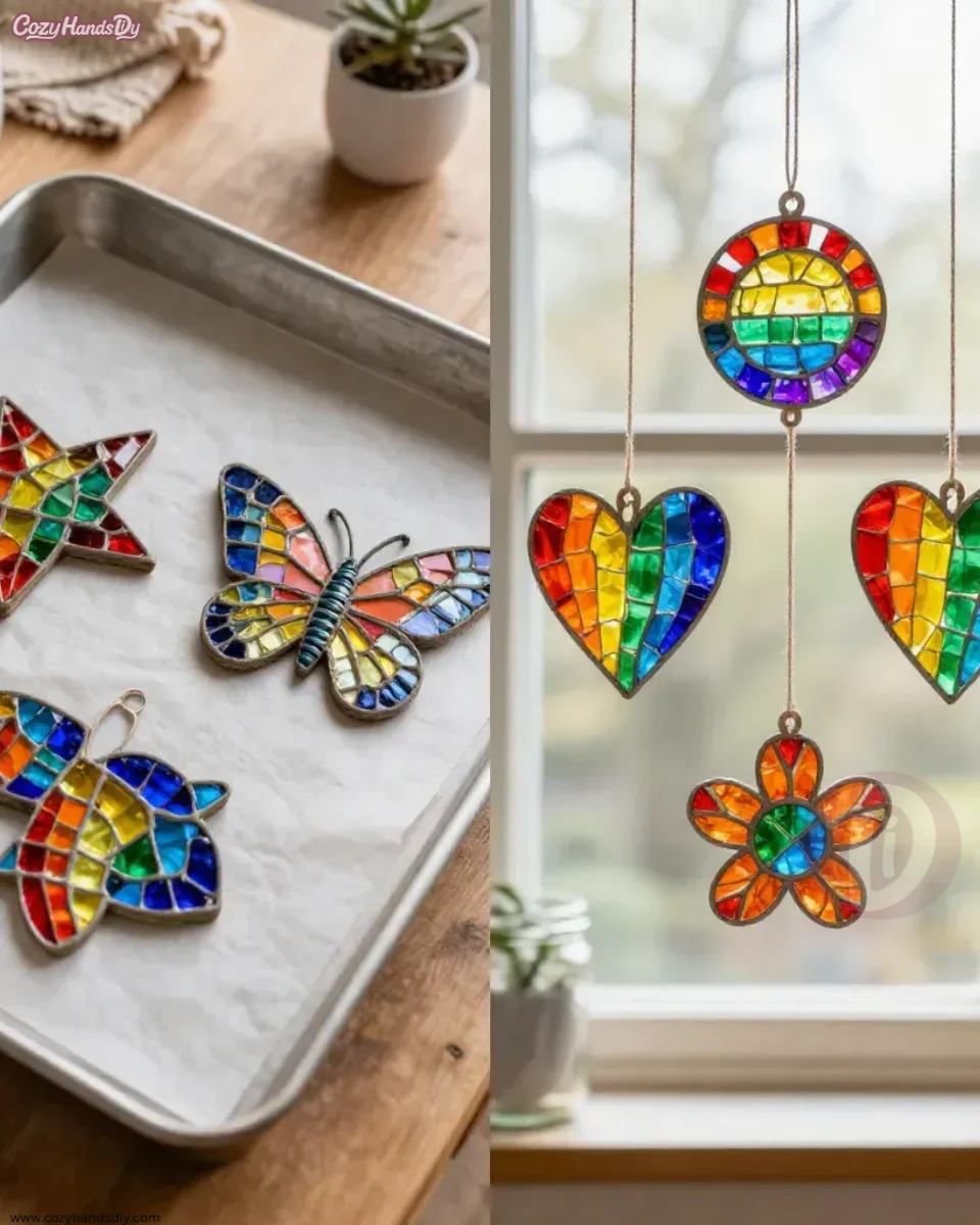 Rainbow Suncatchers Turn Into Cozy Rainbows