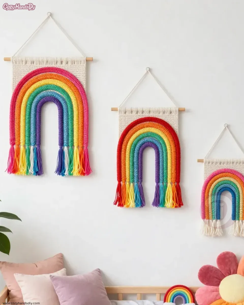 Scrap Yarn Boho Wall Art
