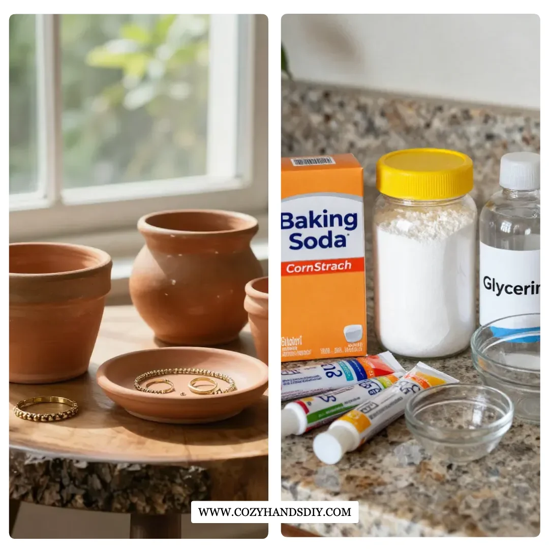 Terracotta Style Air Dry Pots