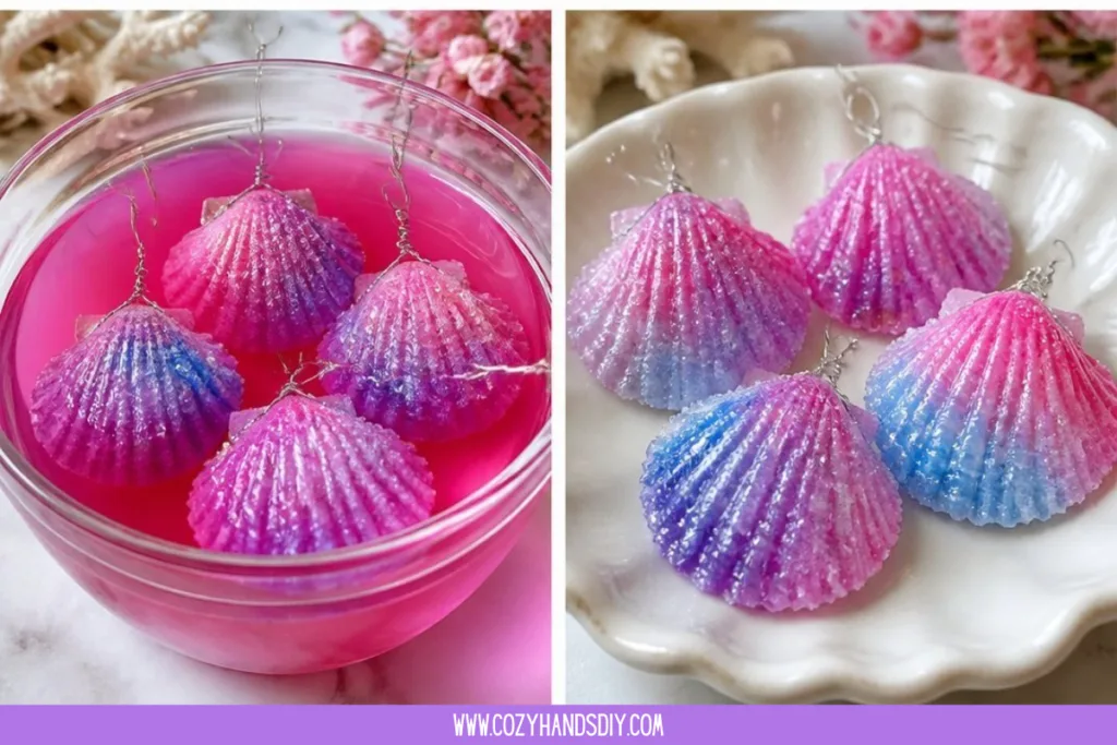 Crystal Seashell Craft Becomes Cozy Keepsakes