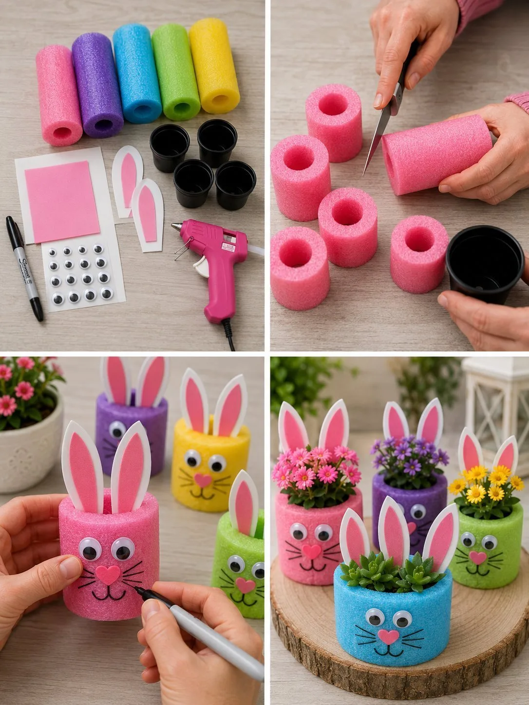 Bunny Pot Craft