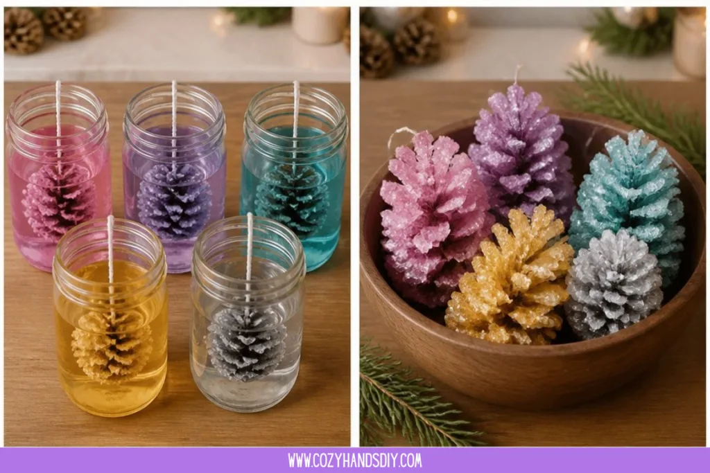 Fairy Color Crystal Pinecone Collection