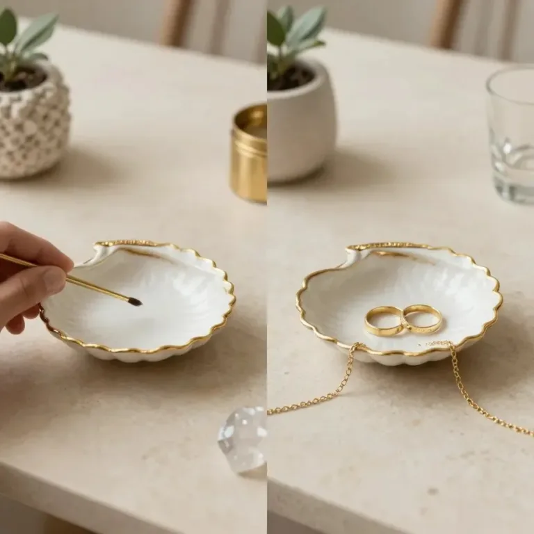 Elegant crystal ring dish for storing jewelry and keepsakes