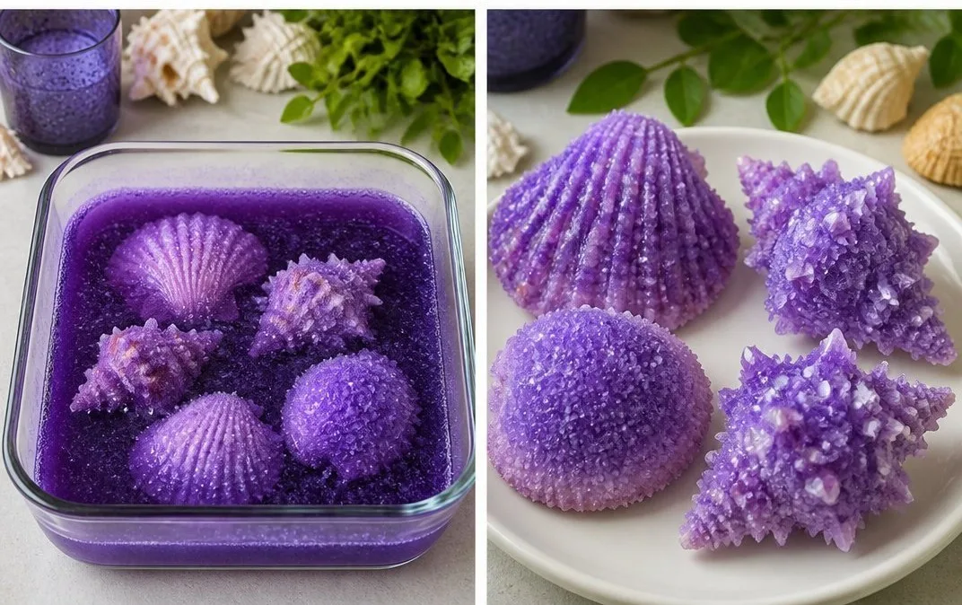 Crystal Seashells Transform Into Ocean Treasures 6 Crystal Seashells Transform Into Ocean Treasures